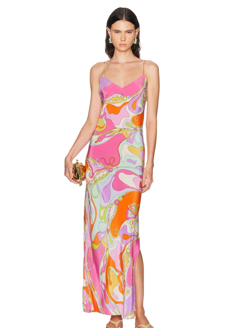 Emilio pucci Crepe De Chine Long Dress